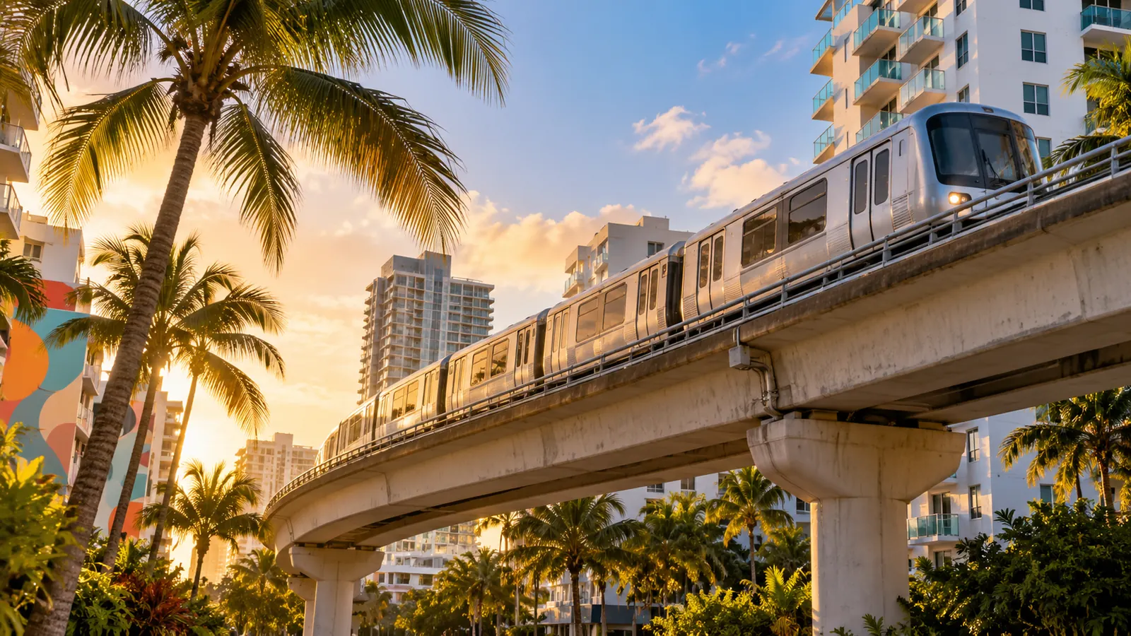 Getting Around Miami Without a Car: Metrorail, Metromover and the Free Trolleys